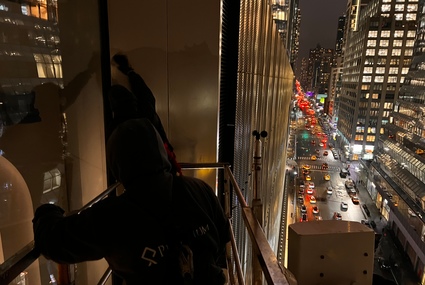 Window Cleaning In The Cold Alpha Platforms