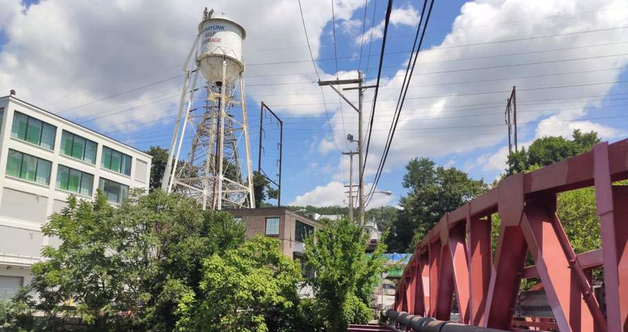 Water Tower Painting