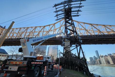 Bridge Pier Cell Antenna Repairs