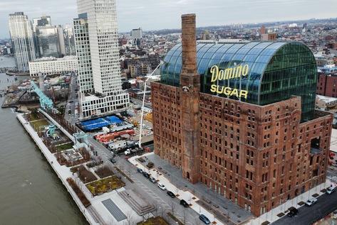 Alpha Platforms 250ft Lift at Domino Sugar Factory