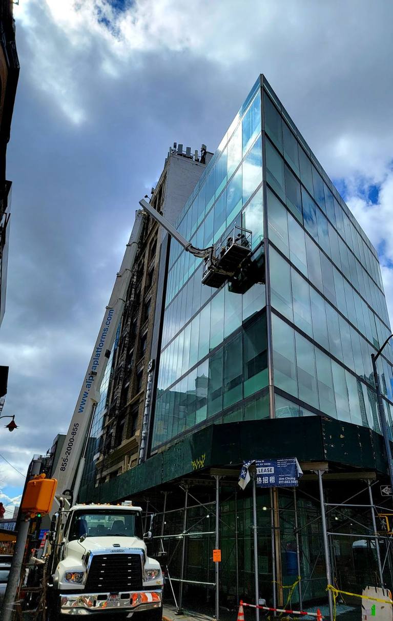 Boom Lifts for Window Installation