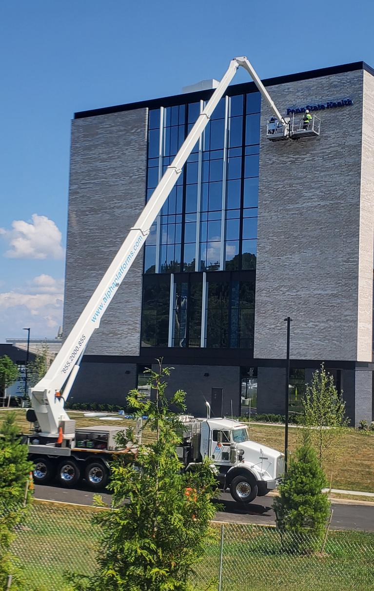 Boom Lifts for Sign and Billboards Installations