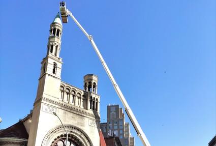 Boom Lift for Churches, Temples, and Towers