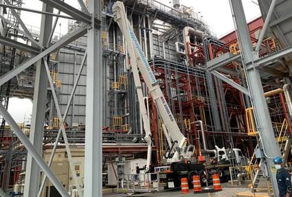 Boom Lifts for Oil Refineries