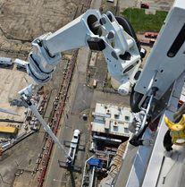 300 ft Boom lift at Power Plant