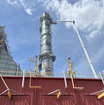 Power Plant Smokestack Telecom Antenna Installation A-300