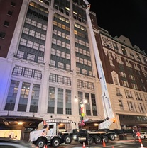 Facade Inspection Macy’s - 5-Night Inspection 300 ft Boom Lift
