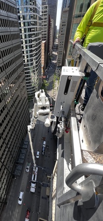 Facade Inspection and Repairs in Chicago Alpha Platforms Boom lift A-250